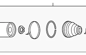 Inner Joint Assembly - Mazda (GDB6-22-620)