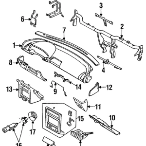 Ashtray - Mazda (FC01-64-610B)