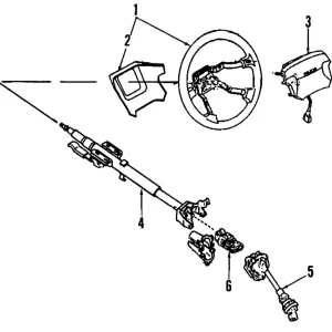 Driver Inflator Module - Mazda (LB22-57-K00-46)