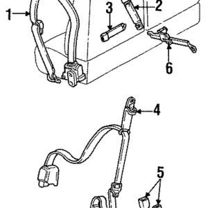 Buckle - Mazda (ZZL1-57-920)