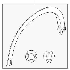 Wheel Opening Molding - Mazda (KPF1-51-W20)