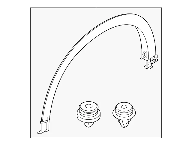 Wheel Opening Molding - Mazda (KPG2-51-W30-51)