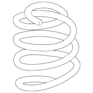 Coil Spring - Mazda (KB8T-34-011D)