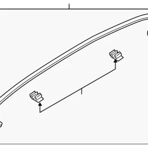 Roof Molding - Mazda (F151-50-9L0E-01)