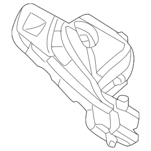 Heater Duct - Mazda (VA54-61-158)