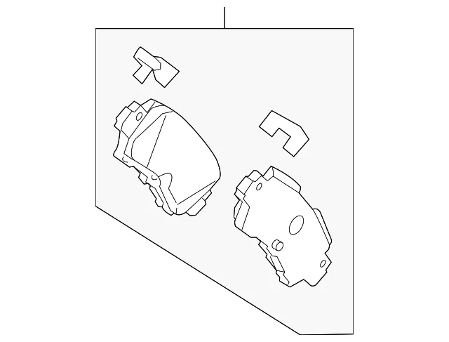 Brake Pads Rear - Mazda (TKY8-26-48ZB)