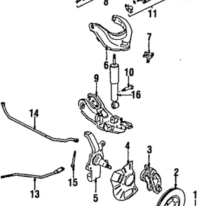Anchor - Mazda (UB39-34-020)