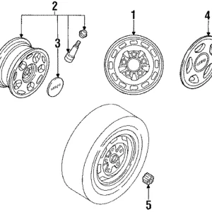 Center Cap - Mazda (F055-37-192)