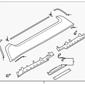 Spoiler Assembly - Mazda (BR5V-51-960D-86)