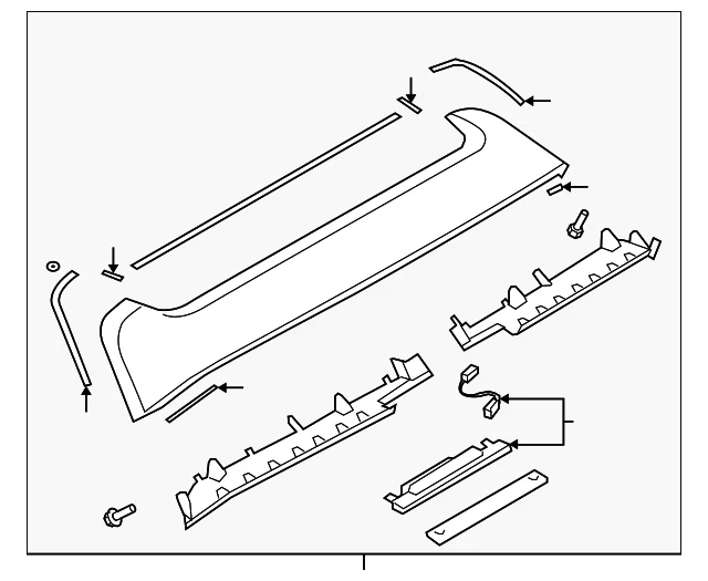 Spoiler Assembly - Mazda (BR5V-51-960D-08)