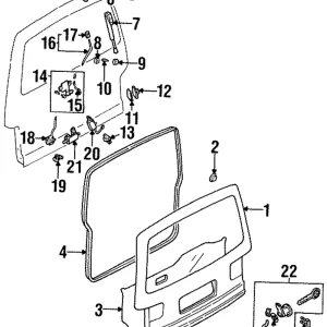 Remote Control - Mazda (LA02-62-380)