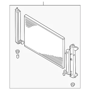 Radiator Assembly - Mazda (AJ51-15-200B)
