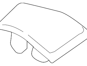 Door Trim Panel Cap - Mazda (BDTS-68-D62)