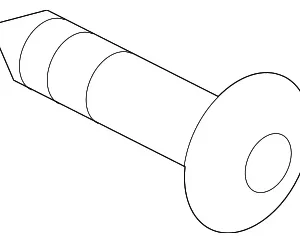 Mount Bracket Screw - Mazda (9973-50-410)