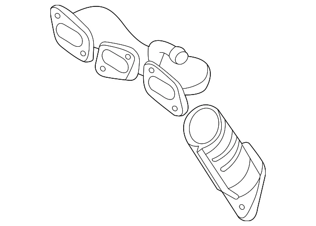 Exhaust Manifold - Mazda (GY01-13-450B)