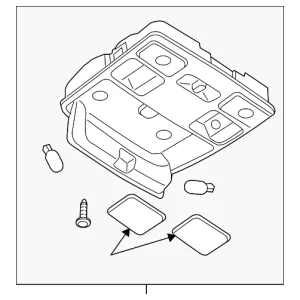 Overhead Console - Mazda (GK2E-69-970E-77)