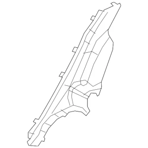 Lock Pillar Trim - Mazda (BHN9-68-770A-02)