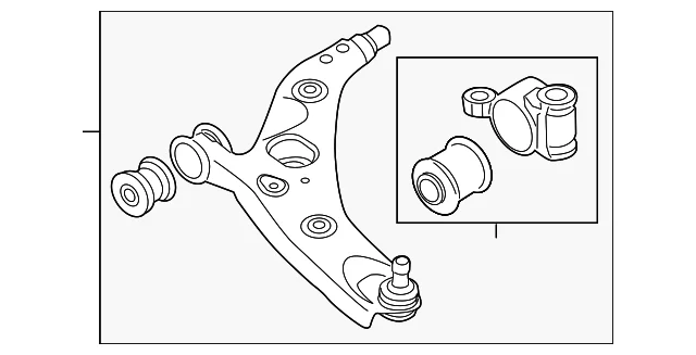 Lower Control Arm - Mazda (K0V8-34-350)