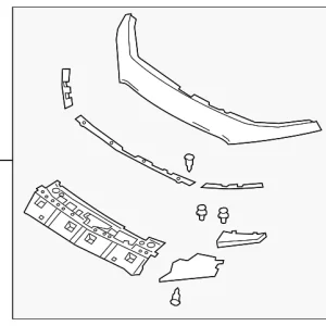 Upper Grille - Mazda (BCKA-50-7E0D-2M)