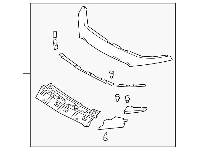 Upper Grille - Mazda (BCKA-50-7E0D-51)