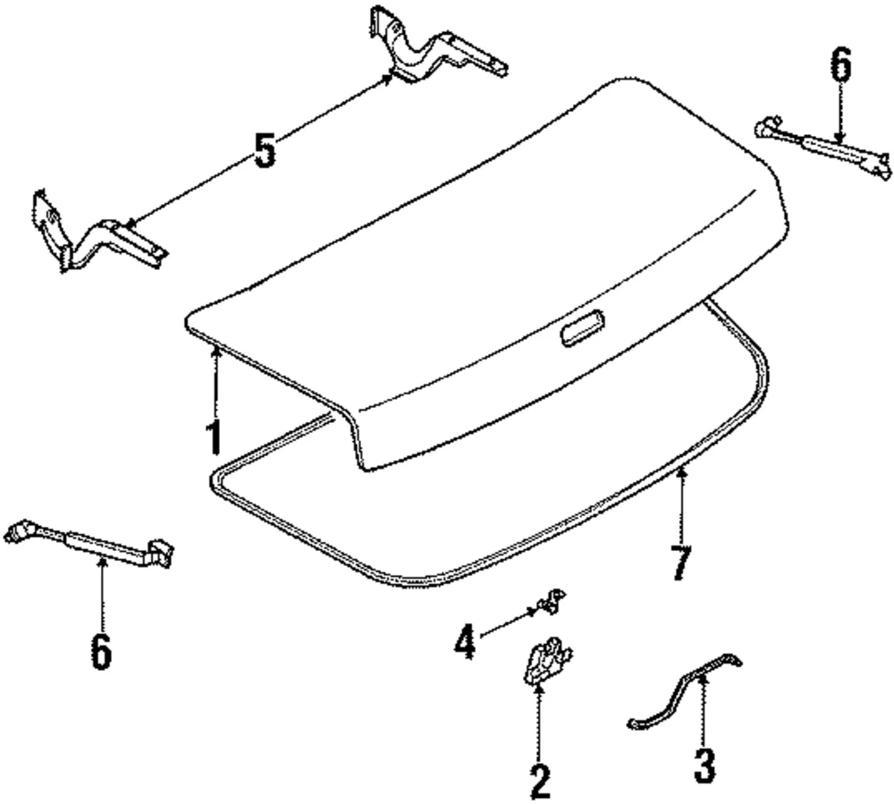 Latch - Mazda (FB67-56-820A)