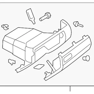 Glove Box Assembly - Mazda (BN8K-64-030E-02)