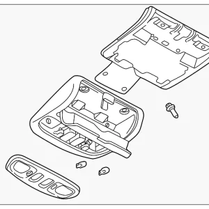 Overhead Console - Mazda (GG2B-69-970B-27)