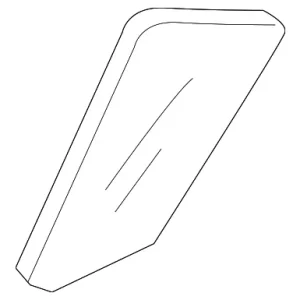Vent Glass - Mazda (C235-72-661)