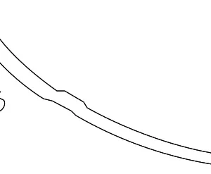 Front Weather-Strip - Mazda (TD11-56-770A)