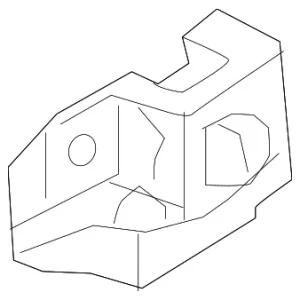 Handle, Inside - Mazda (GHP9-58-330B)
