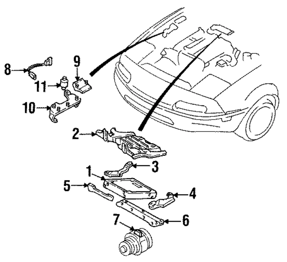 Crankshaft Position Sensor - Mazda (Z501-18-221)