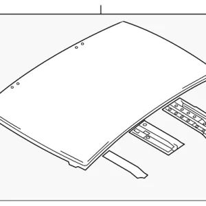 Roof Panel - Mazda (GM9E-70-600A)
