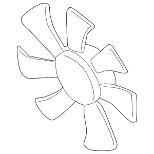 Fan Blade - Mazda (GY01-15-140)