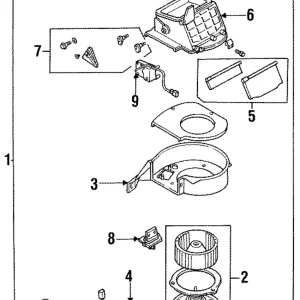 Blower Motor - Mazda (GA2A-61-B10)