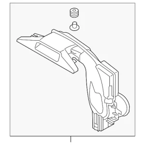 Air Duct - Mazda (PE01-13-200)