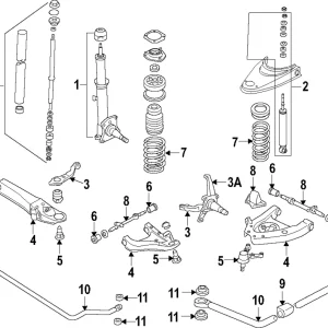 Bushings - Mazda (8173-34-460B)