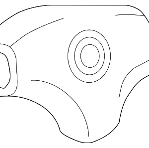 Driver Air Bag - Mazda (N055-57-K00D)