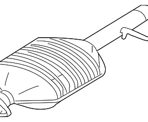 Catalytic Converter - Mazda (ZZC3-20-500)