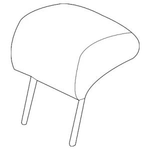 Headrest, Center - Mazda (EG24-88-240B-34)