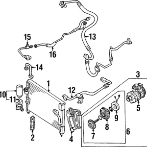 Compressor Assembly - Mazda (LB83-61-450A)