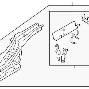 Rail Assembly - Mazda (DB3B-53-810B)