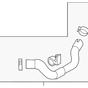 Upper Hose - Mazda (PEF1-15-18X)