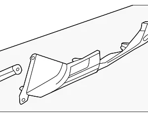 Lower Trim Panel - Mazda (BJS7-64-280-02)