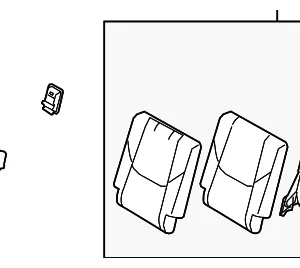 Seat Back - Mazda (TA0D-88-380-39)