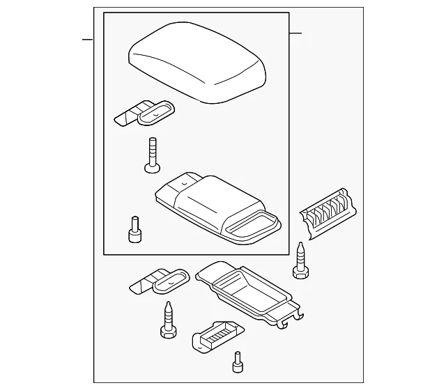 Console Lid - Mazda (GP7A-64-450-72)