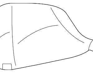 Cowl Trim Access Panel - Mazda (BCJH-68-381-02)