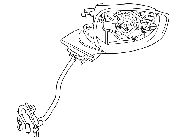 Mirror Base - Mazda (KEVC-69-181B)