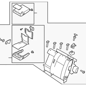 Seat Back Assembly - Mazda (TD11-88-280-02)