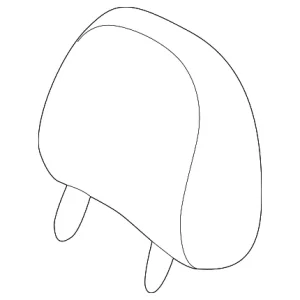 Headrest - Mazda (EF24-88-240-35)