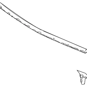 Rear Weather-Strip - Mazda (GK2A-56-760C)